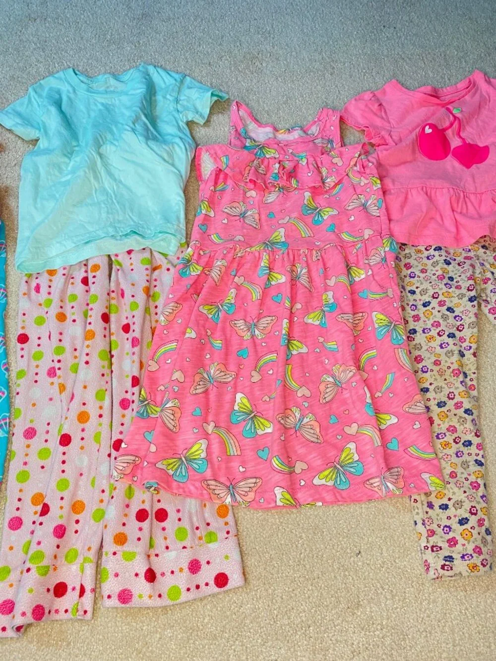 Girls's Size 4T Back To School Bundle and Shoes Size 9